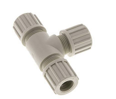 14x12mm PP T-Shape Tee Compression Fitting 10 bar