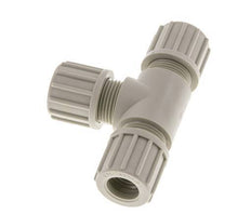 14x12mm PP T-Shape Tee Compression Fitting 10 bar