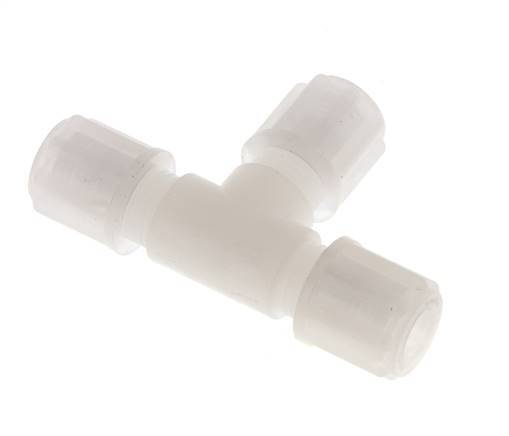 8x6mm PVDF T-Shape Tee Compression Fitting 10 bar