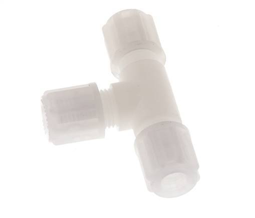 10x8mm PVDF T-Shape Tee Compression Fitting 10 bar