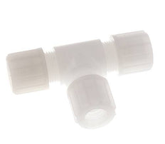 14x12mm PVDF T-Shape Tee Compression Fitting 10 bar