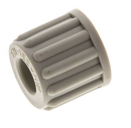 8x6mm (M14x1.5) PP Union Nut Knurled [10 Pieces]