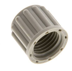 8x6mm (M14x1.5) PP Union Nut Knurled [10 Pieces]