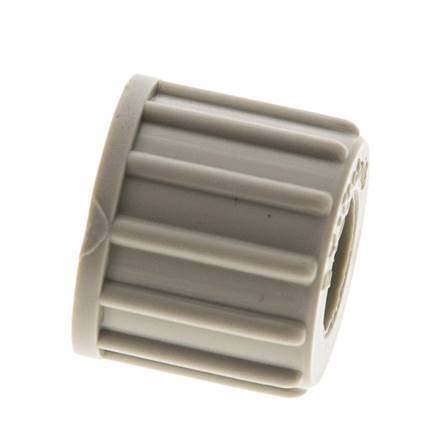 10x8mm (M16x1.5) PP Union Nut Knurled [10 Pieces]
