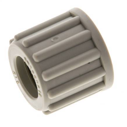 12x10mm (M18x1.5) PP Union Nut Knurled [5 Pieces]