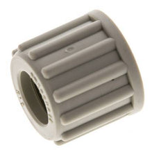 12x10mm (M18x1.5) PP Union Nut Knurled [5 Pieces]