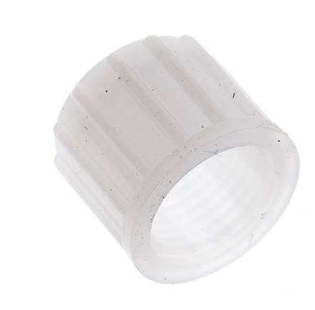 10x8mm (M16x1.5) PVDF Union Nut Knurled [2 Pieces]