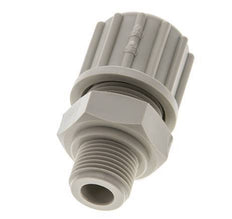 16x10mm & G3/8'' PP Straight Compression Fitting with Male Threads 10 bar PVC and PA
