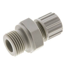 10x4mm & G1/2'' PP Straight Compression Fitting with Male Threads 10 bar PVC and PA
