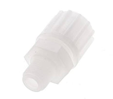 10x4mm & G3/8'' PVDF Straight Compression Fitting with Male Threads 10 bar PVC and PA