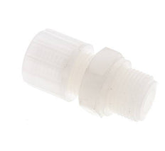 10x4mm & G3/8'' PVDF Straight Compression Fitting with Male Threads 10 bar PVC and PA