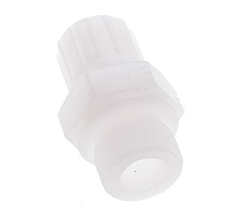 20x13mm & G1/2'' PVDF Straight Compression Fitting with Male Threads 10 bar PVC and PA