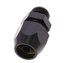 12x6mm & G1/4'' Aluminum Straight Compression Fitting with Male Threads 10 bar PVC and PA [2 Pieces]