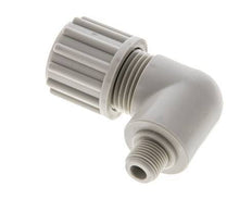 12x6mm & G1/8'' PP Elbow Compression Fitting with Male Threads 10 bar PVC and PA