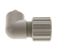 15x9mm & G1/8'' PP Elbow Compression Fitting with Male Threads 10 bar PVC and PA