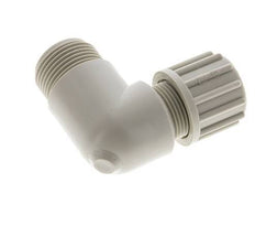 16x10mm & G3/4'' PP Elbow Compression Fitting with Male Threads 10 bar PVC and PA