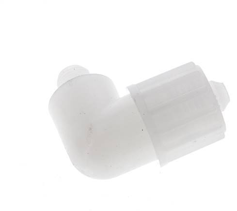 12x6mm & G1/8'' PVDF Elbow Compression Fitting with Male Threads 10 bar PVC and PA