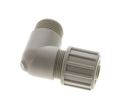 15x9mm & G1/4'' PVDF Elbow Compression Fitting with Male Threads 10 bar PVC and PA