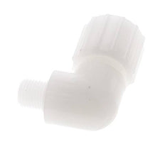 15x9mm & G1/4'' PVDF Elbow Compression Fitting with Male Threads 10 bar PVC and PA