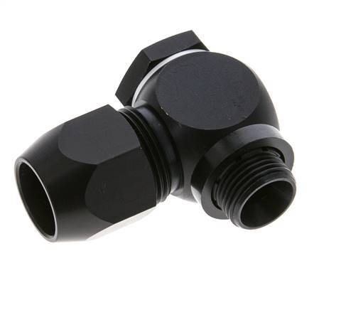 16x10mm & G3/8'' Aluminum Elbow Compression Fitting with Male Threads 10 bar PVC and PA