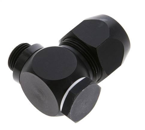 20x13mm & G3/8'' Aluminum Elbow Compression Fitting with Male Threads 10 bar PVC and PA