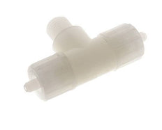 10x4mm & G1/4'' PVDF T-Shape Tee Compression Fitting with Male Threads 10 bar PVC and PA
