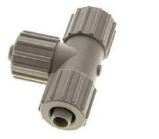 15x9mm PP T-Shape Tee Compression Fitting 10 bar PVC and PA