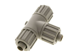 16x10mm PP T-Shape Tee Compression Fitting 10 bar PVC and PA
