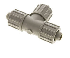 20x13mm PP T-Shape Tee Compression Fitting 10 bar PVC and PA
