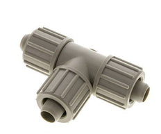 20x13mm PP T-Shape Tee Compression Fitting 10 bar PVC and PA