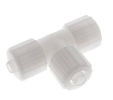 15x9mm PVDF T-Shape Tee Compression Fitting 10 bar PVC and PA