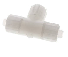 16x10mm PVDF T-Shape Tee Compression Fitting 10 bar PVC and PA