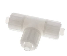 16x10mm PVDF T-Shape Tee Compression Fitting 10 bar PVC and PA