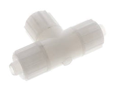 16x10mm PVDF T-Shape Tee Compression Fitting 10 bar PVC and PA