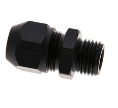 7x4mm & G1/4'' Aluminum Straight Compression Fitting with Male Threads 10 bar PVC and PA