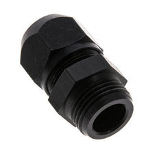 9x6mm & G3/8'' Aluminum Straight Compression Fitting with Male Threads 10 bar PVC and PA