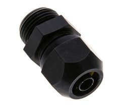 9x6mm & G3/8'' Aluminum Straight Compression Fitting with Male Threads 10 bar PVC and PA