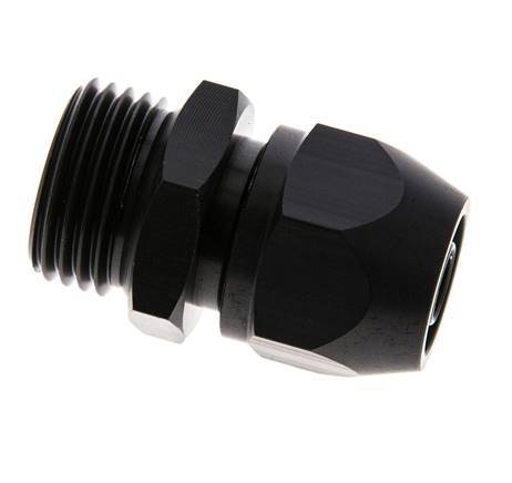 12x9mm & G1/2'' Aluminum Straight Compression Fitting with Male Threads 10 bar PVC and PA
