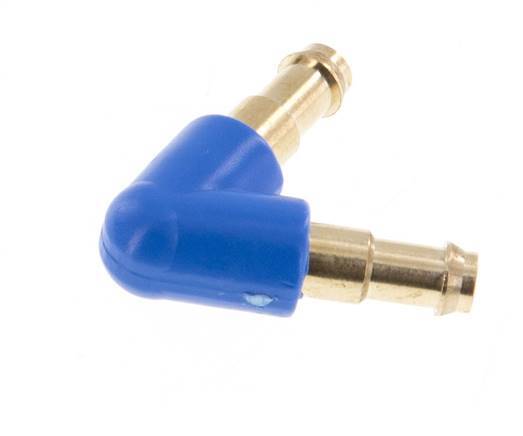 4 mm Brass/Plastic V-shape Hose Connector [2 Pieces]