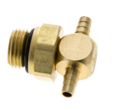 3 mm & G1/8'' Brass Tee Hose Barb with Male Threads NBR