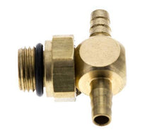 4 mm & G1/8'' Brass Tee Hose Barb with Male Threads NBR