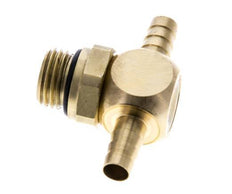 6 mm & G1/4'' Brass Tee Hose Barb with Male Threads NBR