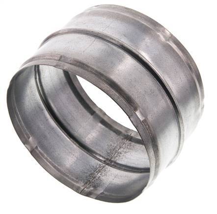 125 mm (5'') zink plated Steel Hose Connector