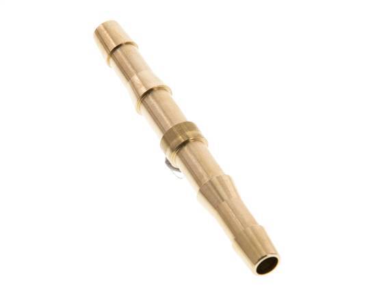 6 mm (1/4'') Brass Hose Connector DIN EN 560 [5 Pieces]