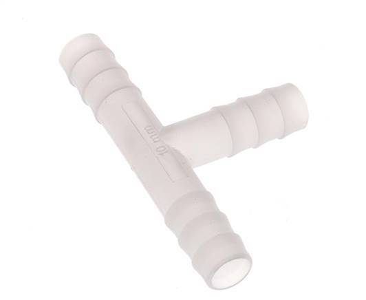 10 mm PVDF Tee Hose Connector [2 Pieces]