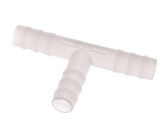 10 mm PVDF Tee Hose Connector [2 Pieces]