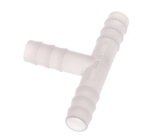 10 mm PVDF Tee Hose Connector [2 Pieces]