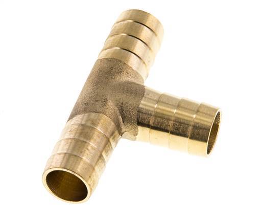 16 mm (5/8'') Brass Tee Hose Connector