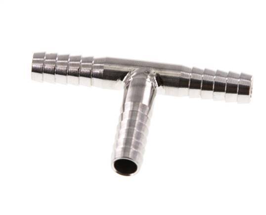 6 mm (1/4'') Stainless Steel 1.4301 Tee Hose Connector [2 Pieces]