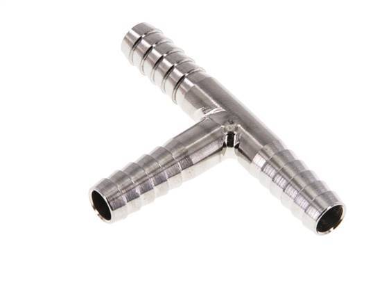 6 mm (1/4'') Stainless Steel 1.4301 Tee Hose Connector [2 Pieces]